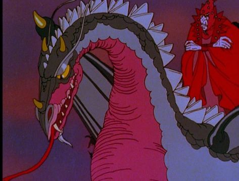 The Flight Of Dragons, 80s Animation, Flight Of Dragons, Movies Animated, Cartoon Frame, Fantasy Inspo, Animation References, Beautiful Composition, Dragon Movies