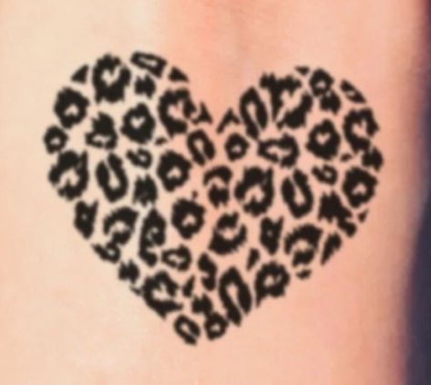 Leopard Print Tattoo, Animal Print Tattoo, Tattoo Leopard, Leopard Print Tattoos, Kitty Wallpaper, Star Tattoos, Foot Tattoos, Hello Kitty Wallpaper, Heart Tattoo