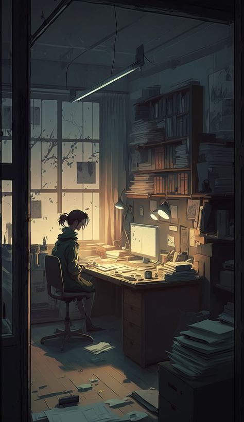 Study After School, Study Anime, Study Wallpaper, Comfort Art, Deeply In Love, How To Study, Some Beautiful Pictures, Beautiful Aesthetic, Anime Room