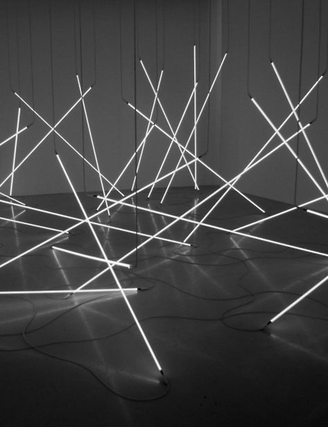 Francois Morellet. find your inspiration visiting www.i-mesh.eu  and click I LIKE on FACEBOOK: https://www.facebook.com/pages/I-MESH/633220033370693 Light Art Installation, Lights Artist, All Of The Lights, Light And Space, Luminaire Design, Neon Art, Sculpture Installation, Light Installation, Neon Lights