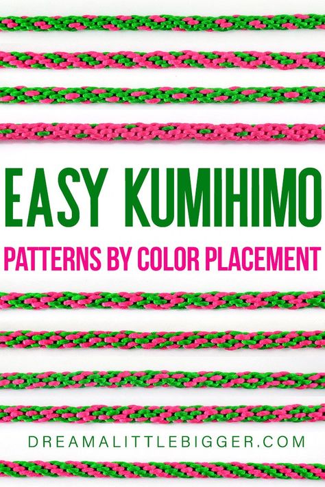 Diy Kumihimo Disk, Easy Bracelet Patterns, Japanese Bracelet, Bracelet Weaving, Kumihimo Tutorial, Kumihimo Cord, Kumihimo Disk, Easy Bracelet, Japanese Braiding