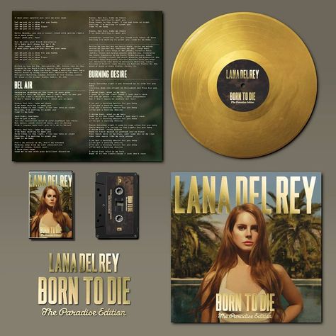 Born To Die Paradise Edition, Lana Del Rey Cd, Born To Die Paradise, Vinyl Paper Crafts, Lana Del Rey Albums, Physical Media, Lana Del Rey Vinyl, Vinyl Collection, Piano Cover