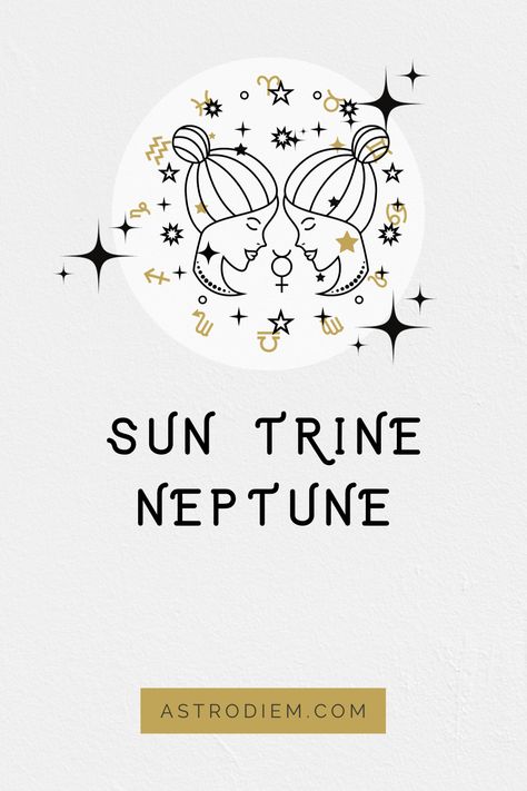 People with the Sun trine Neptune often have a compassionate nature. They can "sense" things more than others, which can be a great asset in artistic pursuits or healing professions. #Sun #trine #Neptune #Astrology #SunTrineNeptune #AstrologyAspects #Spirituality #InnerPeace Neptune Astrology, Natal Charts, Spiritual Practices, Professions, Inner Peace, Astrology, Psychology, Dreaming Of You, The Sun