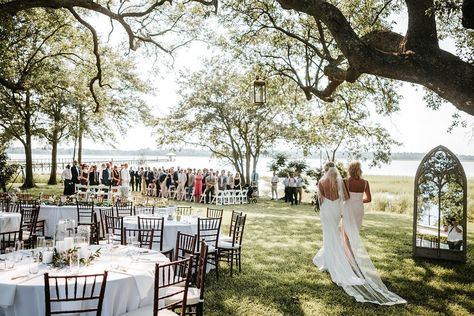 Wedding Venues South Carolina, Charleston Wedding Venues, Charleston Weddings, Venue Rental, South Carolina Wedding, Ceremony Seating, Affordable Wedding Venues, Lgbtq Wedding, Outdoor Reception