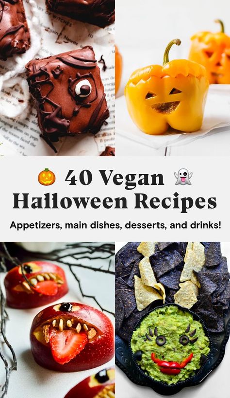 Halloween Pudding Cups, Spooky Fruit, Vegan Halloween Desserts, Vegan Halloween Recipes, Chocolate Covered Pretzels Halloween, Gluten Free Halloween Treats, Gluten Free Halloween Food, Vegan Halloween Treat, Vegan Halloween Food