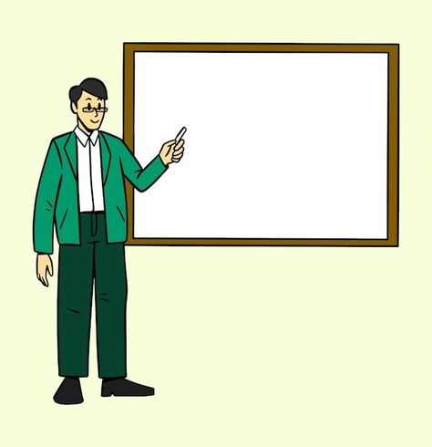 Vector teacher writing on a whiteboard v... | Premium Vector #Freepik #vector #gesture #body #graphic #education Whiteboard Illustration, Body Graphic, About Teacher, Whiteboard, White Board, Premium Vector, Graphic Resources, Vector Illustration, Highlights