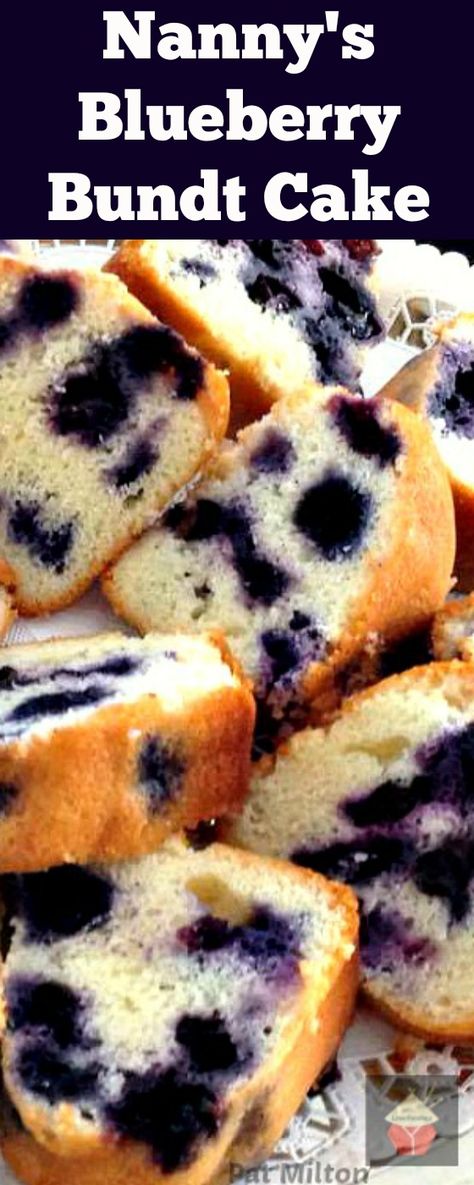 Blueberry Bunt Cake, Burnt Cake, Blueberry Bundt Cake Recipes, Easy Blueberry Pie, Blueberry Bundt, Blueberry Bundt Cake, Soft Cake, Blueberry Desserts, Lemon Loaf