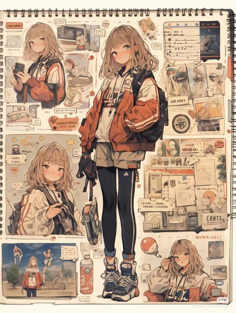 Whimsical Art Journal, 캐릭터 드로잉, Girly Art Illustrations, Poses References, 영감을 주는 캐릭터, Cute Art Styles, Character Design References, Girly Art, Character Portraits