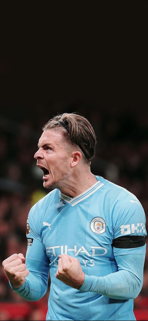 Jack Grealish man city vs man united wallpaper 4k Grealish Wallpaper, Manchester City Wallpaper, Manchester City Football Club, Jack Grealish, Soccer Outfits, Football Icon, Pep Guardiola, Soccer Pictures, Man City