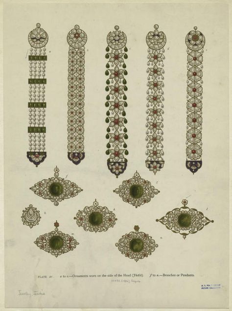 Mughal Jewelry Sketches, Mughal Jewelry Royals, Joseph Radhik, Jewelry Motifs, Mughal Jewelry, Vintage Indian Jewelry, Royal Jewellery, Rajputi Jewellery, Royal Indian