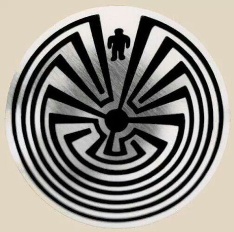 Man In The Maze Man In The Maze, Indian Symbols, Cloud Drawing, Stencil Pattern, Volkswagen Logo, Labyrinth, Body Art, Stock Illustration, Arizona