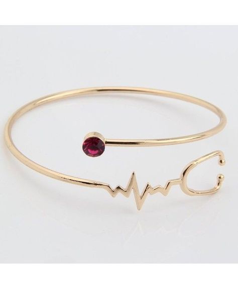 Doctor Jewelry, Science Jewelry, Medical Jewelry, Pretty Jewelry Necklaces, Bracelets Women, Bracelets Bangle, Medical Bracelet, Bracelet Heart, Clothing Outfits