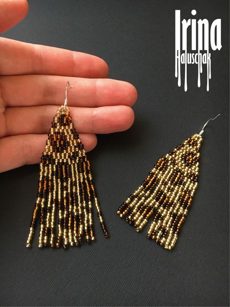 Ombre Earrings, Handmade Jewelry Tutorials, Beaded Earrings Patterns, Beading Ideas, Yellow Earrings, Earrings Elegant, Sparkle Earrings, Beaded Jewelry Patterns, Beaded Hoop Earrings