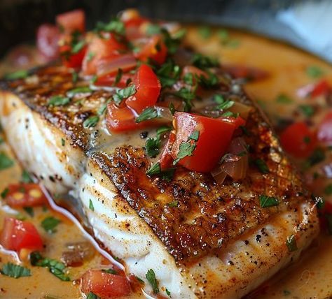 Red Snapper Veracruz Recipe, Red Snapper With Creole Sauce, Red Snapper With Creamy Creole Sauce, Red Snapper Recipes Grilled, Snapper Veracruz Recipe, Red Snapper Recipes Baked, Snapper Recipes Baked, Red Snapper Fillet, Red Snapper Recipes