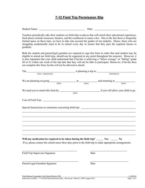 7-12 Field Trip Permission Slip Field Trip Permission Slip, Permission Slip, School District, Field Trip, Radha Krishna, Krishna, Quick Saves