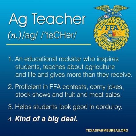 Raised In A Barn on Instagram: “Thank you ag teachers for all you do. We can’t thank you enough for making a positive impact in the lives of so many. #RaisedinaBarn #FFA…” Ag Teacher Quotes, Ffa Classroom Decorations, Ffa Classroom, Ffa Quotes, Ffa Activities, Ffa Scrapbook Ideas, Agriculture Education Lessons, Ffa Advisor, Ffa Scrapbook