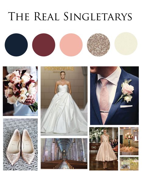 Navy Burgundy Champagne and Blush Wedding Ensemble                                                                                                                                                                                 More Colors Pallets, Navy Wedding Colors, Champagne Wedding Dress, Wedding Color Scheme, Gold Wedding Colors, Wedding Color Combos, Blush Wedding Dress, Maroon Wedding, Winter Wedding Colors