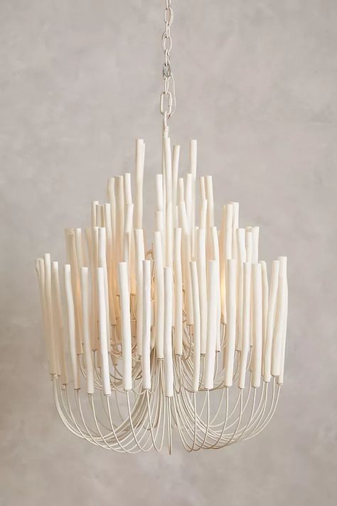 Tiered Tapers Chandelier | Anthropologie Decor Minimalist, Unique Lighting, Macrame Wall, Decoration Design, Decor Lighting, Macrame Wall Hanging, Light Art, Puglia, Home Lighting