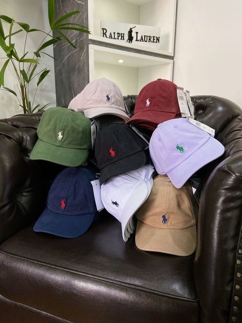 Cap Boys Style, Cap Aesthetic, Ralph Lauren Cap, Polo Cap, Ralph Lauren Hats, Polo Hat, Cap Outfit, Mens Casual Outfits Summer, Outfits Hombre