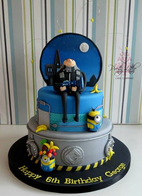 Despicable me Despicable Me Birthday Cake, Gru Cake, Rođendanske Torte, Despicable Me Cake, Despicable Me Party, Minion Birthday Cake, Jeremiah 1, Minion Birthday Party, 4th Birthday Cakes