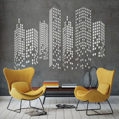 Architecture Office Decor, Architecture Office Wall Art, Office Wallpaper Ideas Corporate, Corporate Office Wall Design, Architecture Office Interior, Interior Wall Painting Designs, Over The Garden Wall Wallpaper, Built In Office, Architect Office Interior