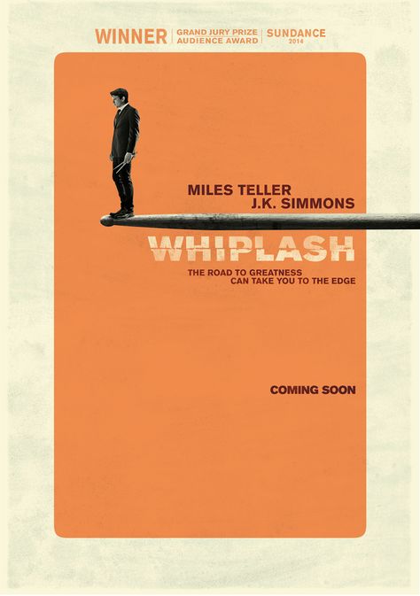 Miles Teller Whiplash, Whiplash Movie, J K Simmons, Damien Chazelle, The Truman Show, John Wilson, Best Movie Posters, Miles Teller, Film Poster Design