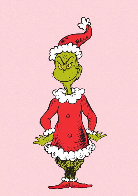 Basic Grinch Wallpaper, Grinch Pink Wallpaper, Pink Grinch Wallpaper Aesthetic, Pink Grinch Wallpaper, Grinch Icon, December Widget, Sage Green Christmas Decor, Friendsgiving Theme Ideas, Holiday Butter