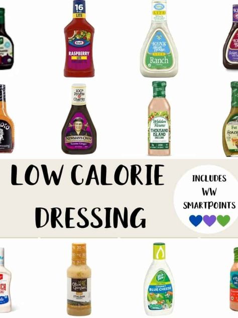 Best Low Calorie Salad Dressing, Weight Watcher Dressing Recipes, Low Point Salad Dressing, Ww Salad Dressing, Low Fat Dressings For Salads, Low Cal Salad Dressing, Weight Watchers Dressing, Ww Dressing, Weight Watchers Salad Dressing