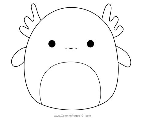 Archie the Axolotl Squishmallows Coloring Page Free Printable Squishmallow Coloring Pages, Archie Squishmallow, Squishmallows Axolotl, Axolotl Coloring Page, Squishmallows Coloring Pages, Small Easy Drawings, Axolotl Squishmallow, Paper Dogs, Paper Duck