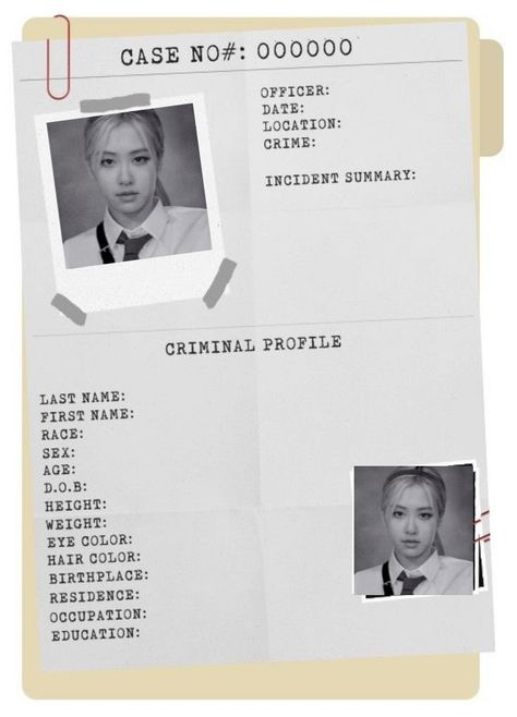 Diy Unsolved Case Files, Unsolved Case Files, Park Chaeyoung, Glam Dresses, First Names, Eye Color, Halloween Party, Hair Color, Education