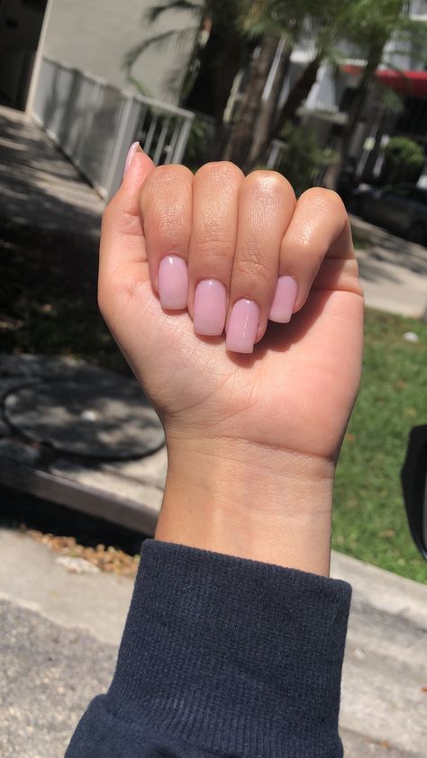 Bubble gum nails, very natural and simple, yet beautiful. Bubblegum Square Round Nails, Pink Bubble Gum Nails, Bubble Gum Square Round Nails, Bumble Gum Pink Nails, Bubble Gum Nail Color, Short Bubble Gum Pink Nails, Pink Bubble Nails, Bubble Pink Nails, Bubble Gum Pink Nails Acrylic