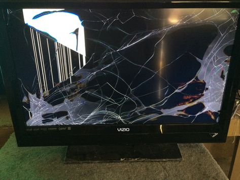 Broken Tv Screen, Apocalypse Au, Tv Aesthetic, Glass Wallpaper, Tv Repair, Crt Tv, Aesthetic Types, Broken Screen Wallpaper, Tv Panel