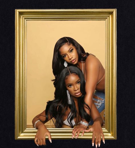 Best Friend Photoshoot Ideas Black, Best Friend Pictures Photo Shoots Black, Twin Birthday Photoshoot, Best Friend Photoshoot Black, Black Sisters Photoshoot, Friend Photoshoot Black Women, Photoshoot Ideas For Best Friends Black, Twin Photoshoot Sisters, Twin Photoshoot Ideas