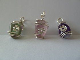 Picture of Done! Wire Wrapped Stone Jewelry, Wire Wrapped Jewelry Tutorials, Wire Jewelry Tutorial, Wire Jewelry Designs, Rock Jewelry, Wire Wrapping Crystals, Wire Wrapping Stones, Stone Wrapping, Diy Wire Jewelry