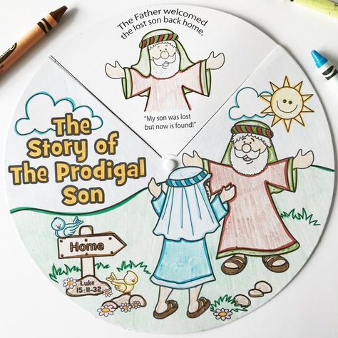 Prodigal Son Story, Ant Craft, Abraham And Isaac, The Prodigal Son, Parables Of Jesus, Sabbath School, Cain And Abel, Bible Story Crafts, School Lesson Plans