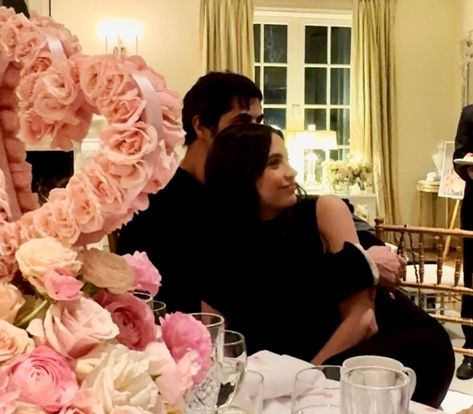 Ashley Benson Has 'Stunning' Baby Shower With Husband Brandon Davis Ashley Benson Pregnant, Brandon Davis, Kathy Hilton, Heartland Ranch, Tyler Blackburn, Relationship Timeline, Rose Centerpieces, Nicky Hilton, Styling A Buffet