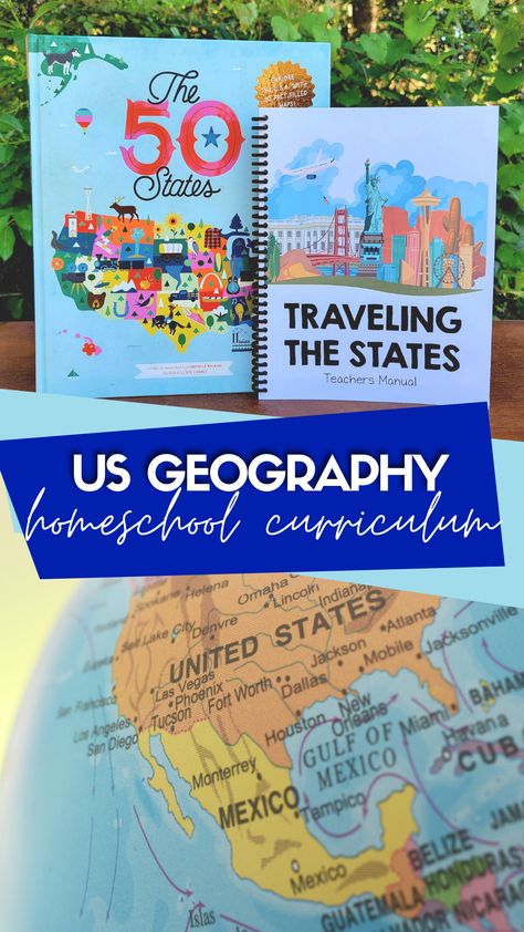 Homeschool Geography Curriculum, Geography Homeschool, Learning States, United States Geography, Study Fashion, Us Geography, Unit Studies Homeschool, Geography For Kids, Teaching Geography