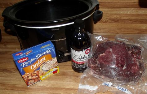 Venison Roast / Crock Pot Easy Venison Roast Crockpot, Deer Roast Crockpot Recipes, Frozen Venison Roast Crockpot, Deer Roast Crockpot Easy, Crockpot Deer Tenderloin, Crockpot Deer Roast, Backstrap Venison Recipes Crockpot, Deer Roast Recipes Oven, Deer Backstrap Recipes Crockpot