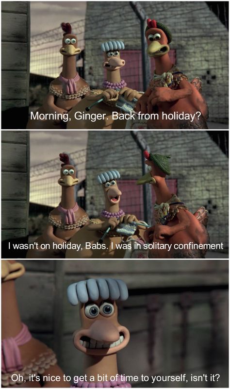 Chicken Run, 2000 Chicken Run Memes, Run Quotes, Chicken Run Movie, Run Movie, Nick Park, Pokemon Lugia, Aardman Animations, Chicken Run, Bee Movie