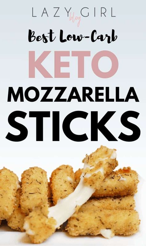 Keto Mozzarella Sticks, Good Keto Snacks, Desayuno Keto, Resep Diet, Low Carb Diets, String Cheese, Mozzarella Sticks, Keto Recipes Dinner, Ooey Gooey