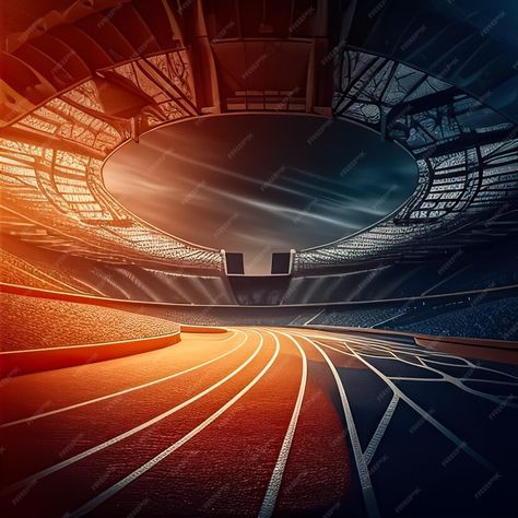 Premium AI Image | sports competition stadium background light Sports Cover Design, Premium Background Design, Sports Background Design Templates, Poster Background Design Graphics, Sport Poster Design Ideas, Graphics Design Background, Sports Background Design, Sports Poster Design, Nice Backgrounds