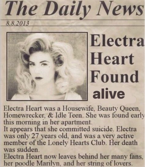 2014 Tumblr, Electra Heart, The Cardigans, Marina And The Diamonds, News Article, Lonely Heart, 27 Years Old, I Survived, Room Posters