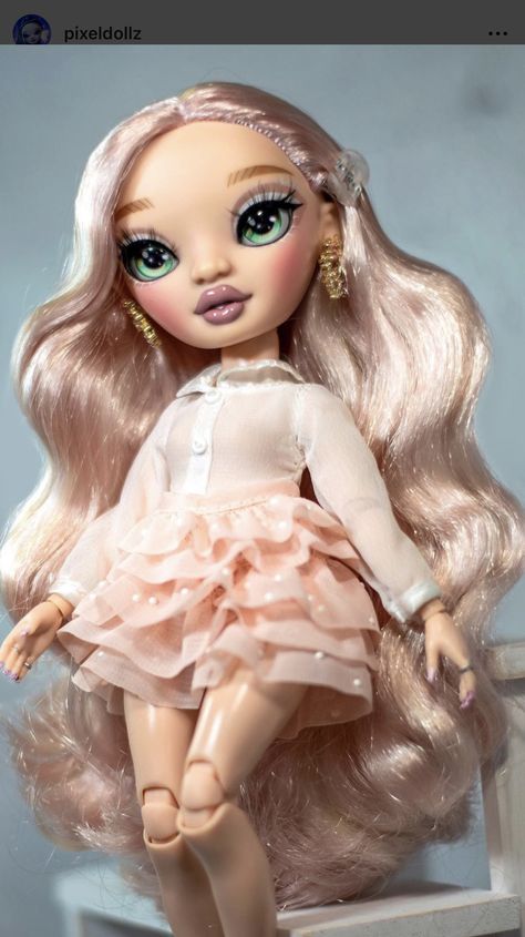 Sabrina St Cloud Doll, Rainbow High Ooak Doll, Ooak Rainbow High Doll, Rainbow High Doll Repaint, Rainbow High Custom Doll, Rainbow High Repaint, Rainbow High Restyle, Shadow High Dolls, Rainbow High Fashion