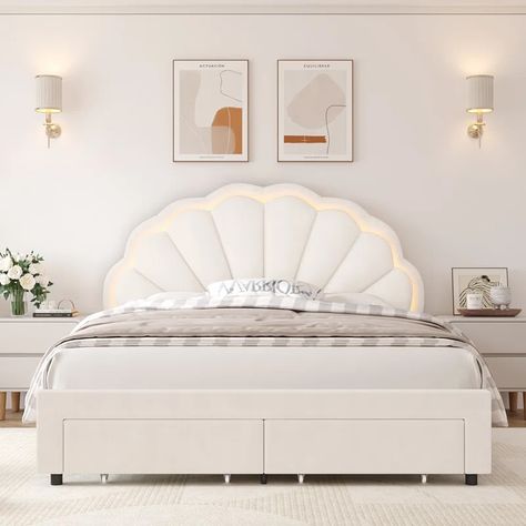 Comment BED to send you 🔗 59% off on this cutest upholstered LED. Queen size is $289 and Full size is $259 L I N K I N B I O or go to https://mavely.app.link/e/cSFAa2KdiKb #AD Links are affiliated. Which means I may receive a small commission when you shop through my links. This is at no additional cost to you. 🥰 Never miss a post!! Join my telegram group. Link in bio to j0in for 🆓 Shell Bed Frame, Modern Bedroom Wardrobe, Led Bed, Bed Frame With Drawers, Bed With Led Lights, Led Bed Frame, Kids Beds, Kids Headboard, Room Stuff