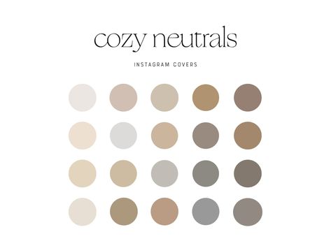 Cozy Neutral Instagram Highlight Covers Tan Instagram Story - Etsy Australia Story Topics, Tan Instagram, Instagram Covers, Pink Olive, Hex Codes, Hex Color Codes, Instagram Highlight Covers, Pink Instagram, Brand Color Palette