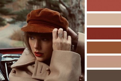 Album Color Palette, Taylor Swift Red Album, Red Palette, Taylor Swift Photoshoot, 22 Taylor, Red Album, Taylor Swift 22, Taylor Swift Birthday, Taylor Swift Tour Outfits