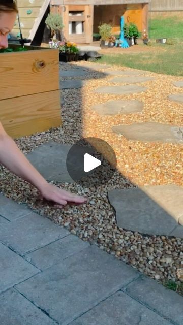 Rock Glue, Rock Patio, Lake Front House Plans, Backyard Oasis Ideas, Backyard Beach, Backyard Landscape, Backyard Remodel, Outdoor Stuff, Outdoor Diy Projects