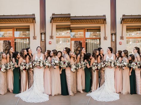 Green And Gold Bridesmaids Dresses, Emerald Green And Champagne Bridesmaid Dresses, Gold And Emerald Bridesmaid Dresses, Emerald Green Rose Gold Champagne Wedding, Emerald Green And Rose Gold Wedding Bridesmaid Dresses, Champagne And Dark Green Wedding, Emerald Champagne Wedding, Gold And Green Bridesmaid Dresses, Champagne And Green Bridesmaid Dresses