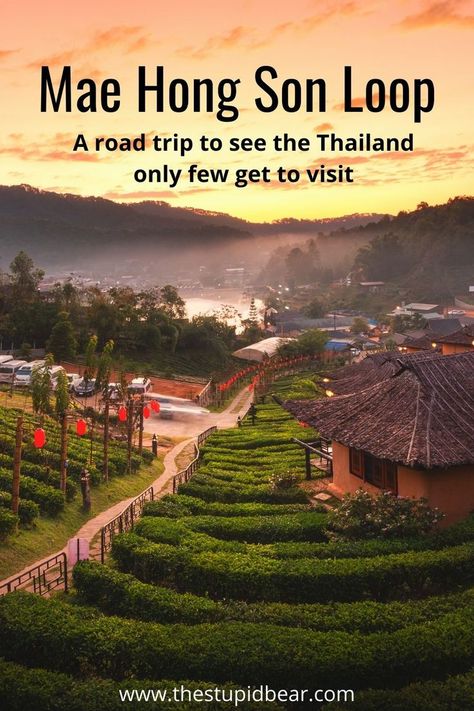 Itinerary from Chiang Mai to Mae Hong Son The Mae Hong Son Loop, How to Travel along, Best time to do & more... #MaeHongSonLoop #Thailand #Pai #BanRakThai #ThamLodCaves #RoadTrip #Bike #TravelGuide #TheStupidBear Thailand Packing List, Pai Thailand, Thailand Shopping, Thai Travel, Mae Hong Son, Thai Islands, Thailand Vacation, Thailand Backpacking, Thailand Travel Tips