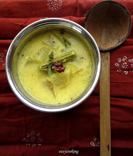 Ash Gourd and Drumstick Curry Avial Recipe, Aviyal Recipe, Tamil Cuisine, Drumstick Curry, Coconut Cream Sauce, Indian Vegetable Curry, Ash Gourd, Curry Cauliflower, Yogurt Curry